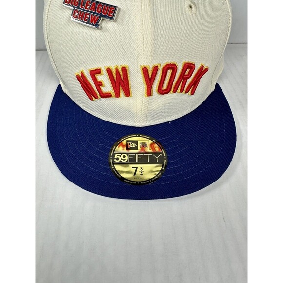 New Era X Big League Chew New York 59FIFTY Fitted Hat 7 1/2 BRAND NEW - Picture 2 of 5